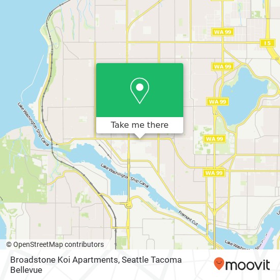 Broadstone Koi Apartments map