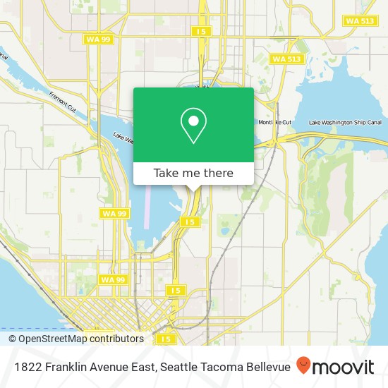 1822 Franklin Avenue East map