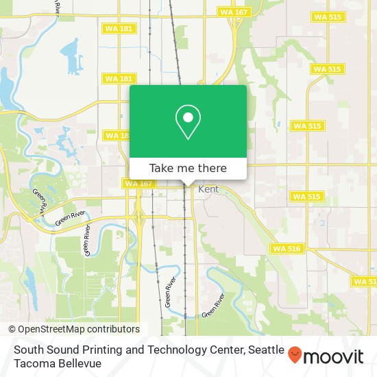 South Sound Printing and Technology Center map