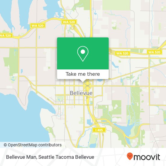 Bellevue Man map