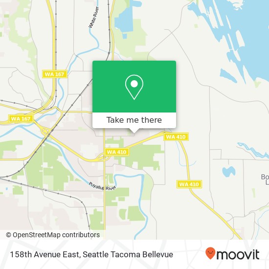 158th Avenue East map