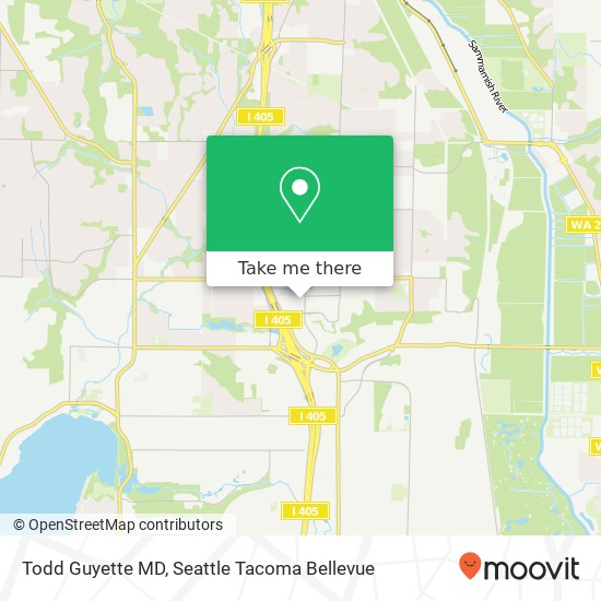 Mapa de Todd Guyette MD