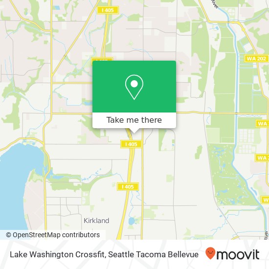 Mapa de Lake Washington Crossfit