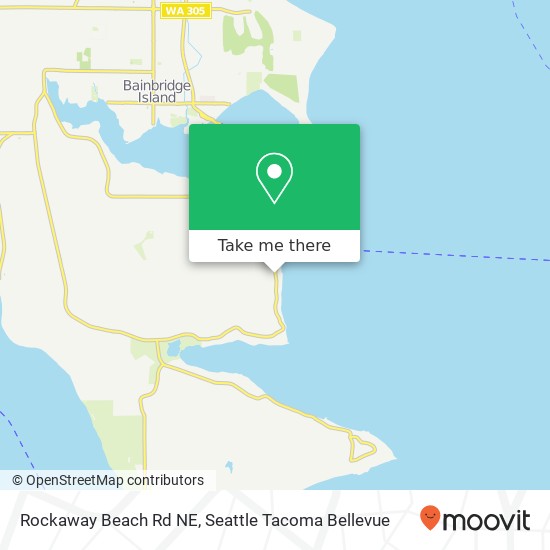 Rockaway Beach Rd NE map