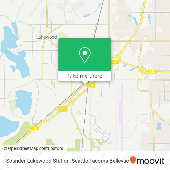 Mapa de Sounder-Lakewood Station