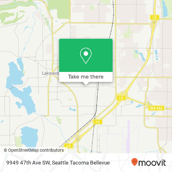 Mapa de 9949 47th Ave SW