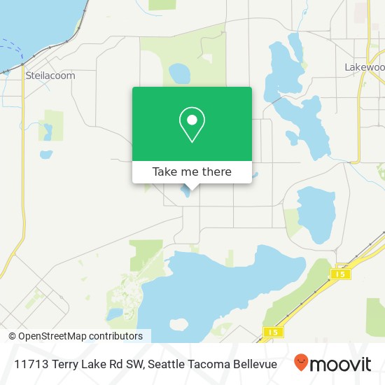 Mapa de 11713 Terry Lake Rd SW