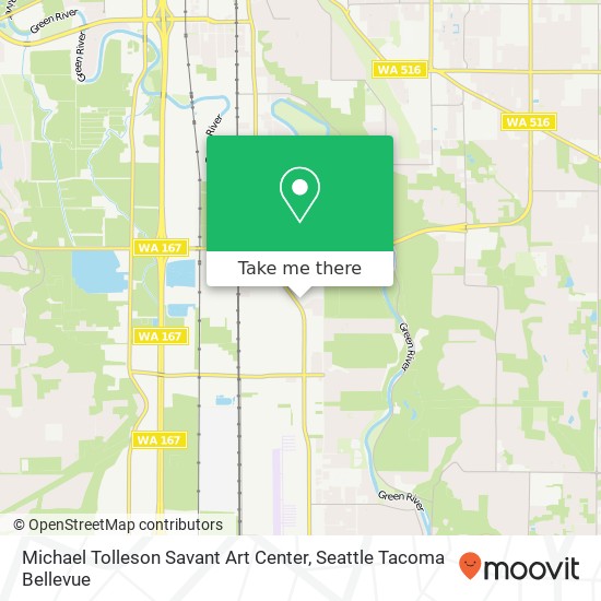 Michael Tolleson Savant Art Center map