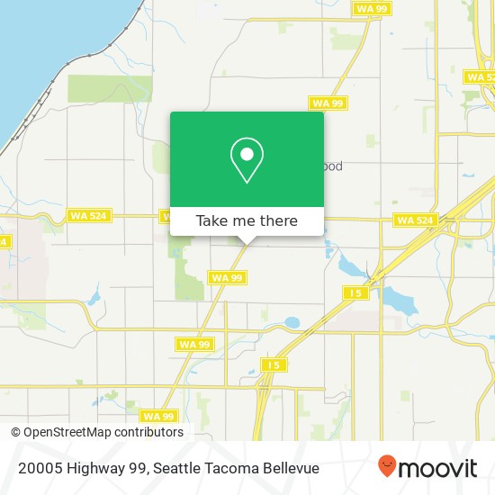 Mapa de 20005 Highway 99