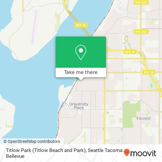 Titlow Park (Titlow Beach and Park) map