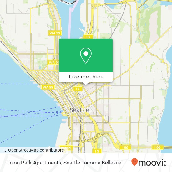 Mapa de Union Park Apartments