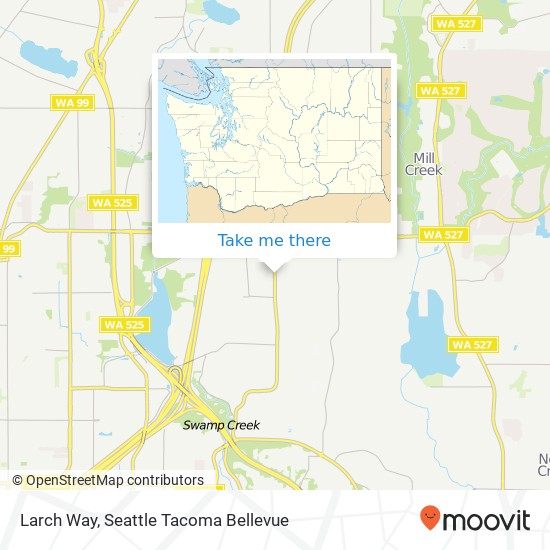 Larch Way map