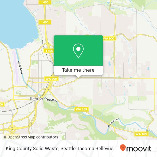 King County Solid Waste map