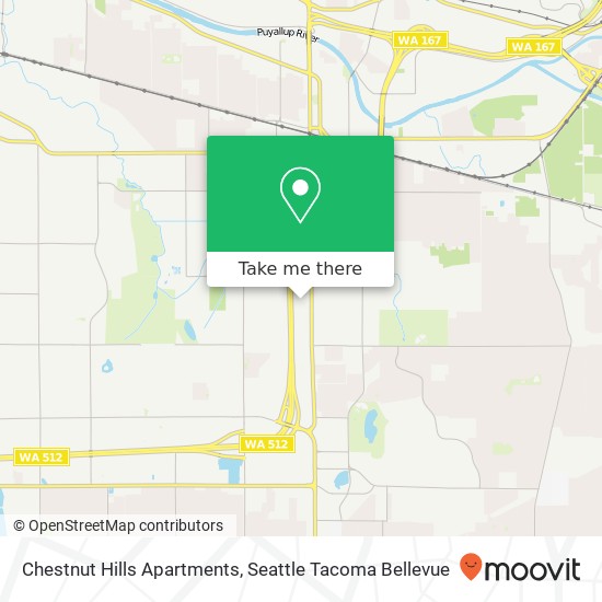 Chestnut Hills Apartments map