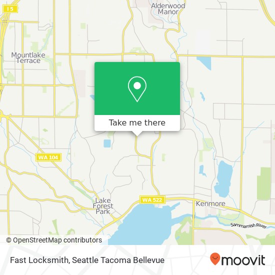 Fast Locksmith map