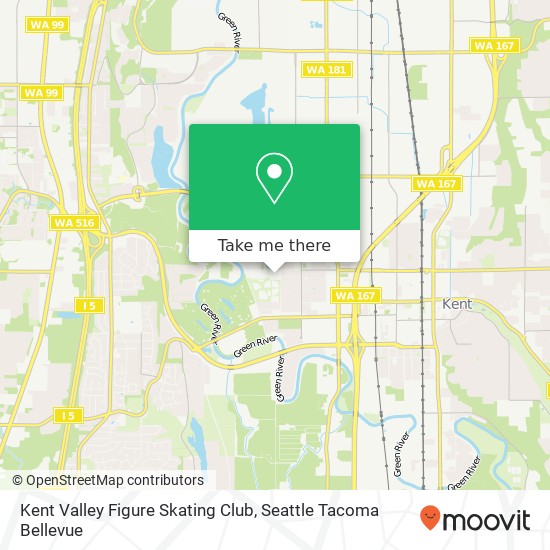 Kent Valley Figure Skating Club map