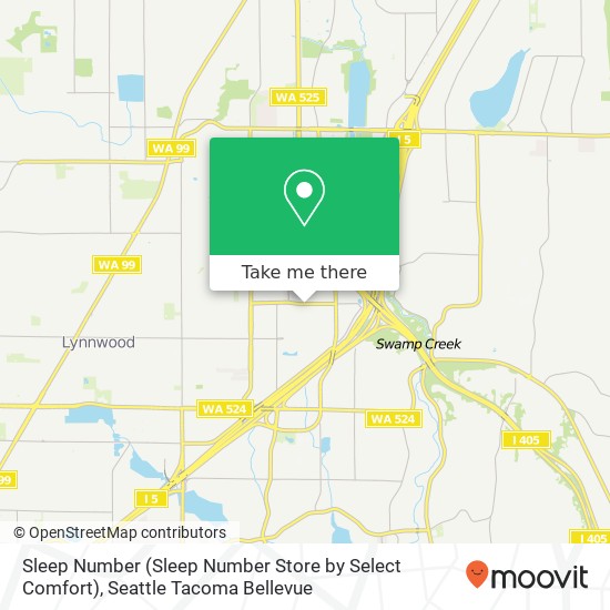 Mapa de Sleep Number (Sleep Number Store by Select Comfort)