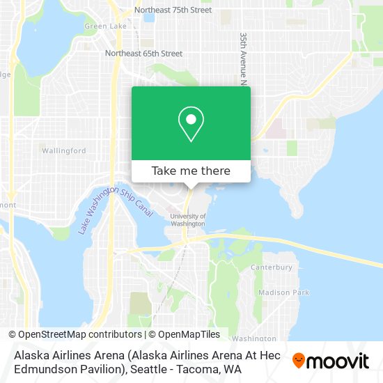 Alaska Airlines Arena (Alaska Airlines Arena At Hec Edmundson Pavilion) map