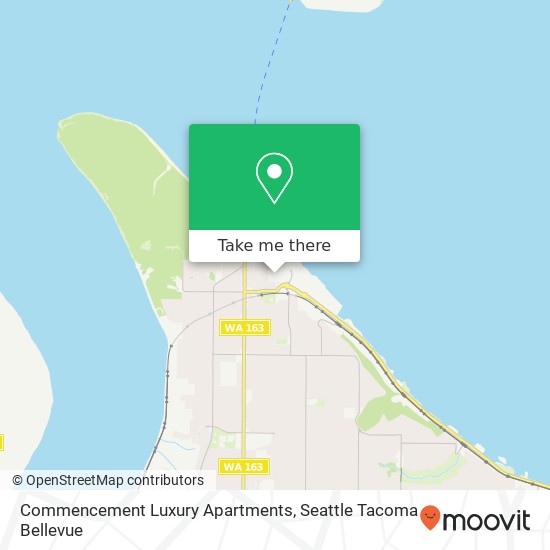 Commencement Luxury Apartments map