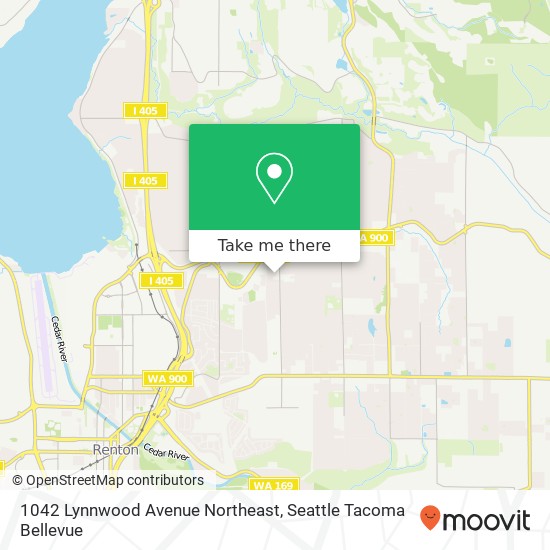 1042 Lynnwood Avenue Northeast map