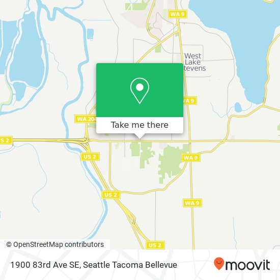 Mapa de 1900 83rd Ave SE