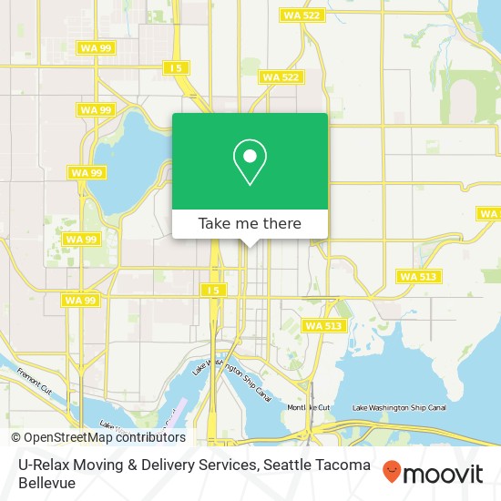 U-Relax Moving & Delivery Services map
