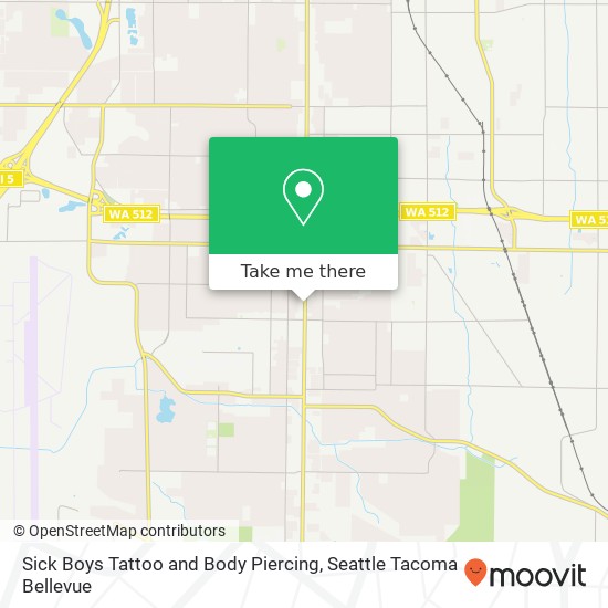 Sick Boys Tattoo and Body Piercing map