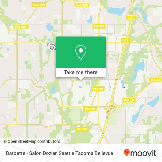 Mapa de Barbette - Salon Dozier