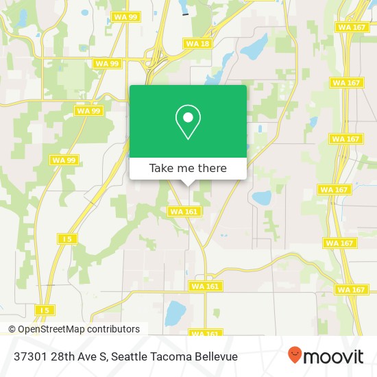 Mapa de 37301 28th Ave S