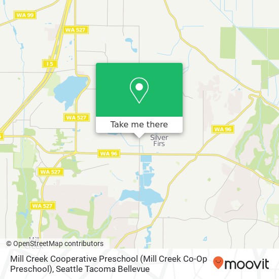 Mapa de Mill Creek Cooperative Preschool (Mill Creek Co-Op Preschool)