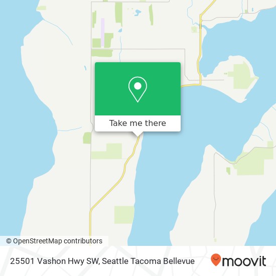 Mapa de 25501 Vashon Hwy SW