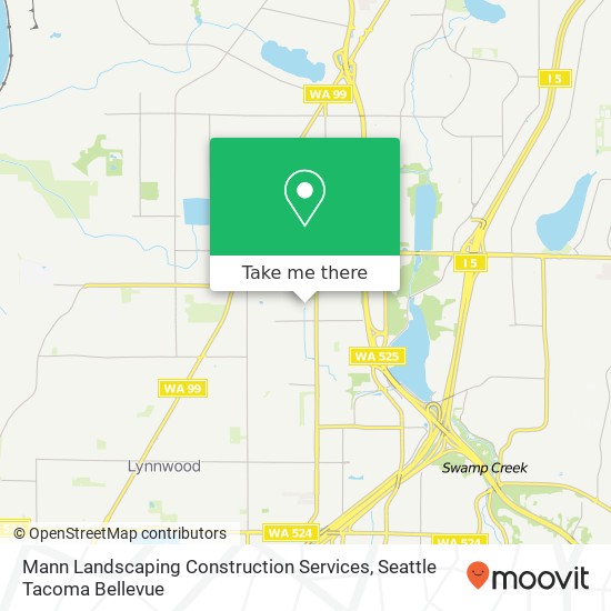 Mann Landscaping Construction Services map