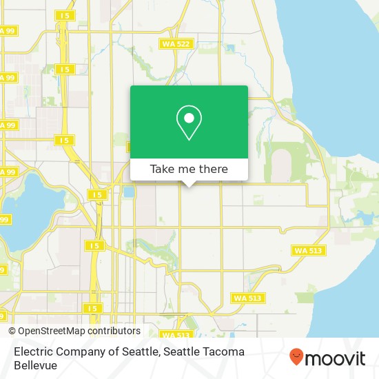 Electric Company of Seattle map