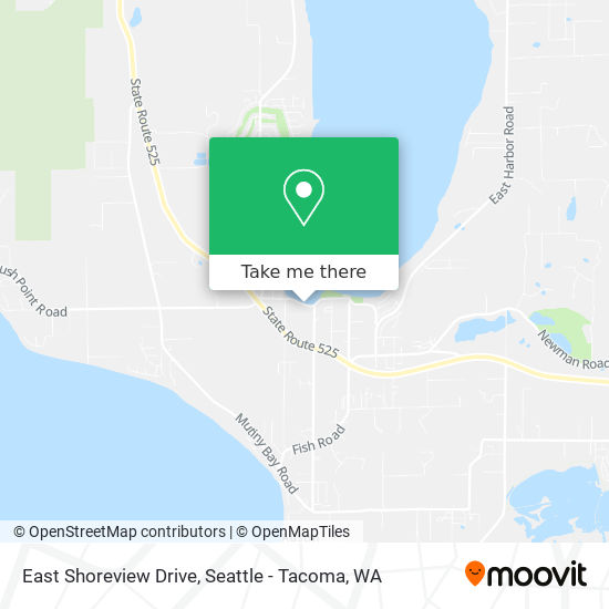 Mapa de East Shoreview Drive