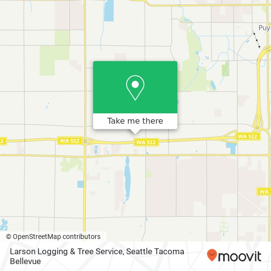 Mapa de Larson Logging & Tree Service