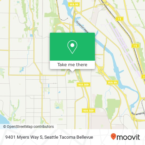 Mapa de 9401 Myers Way S