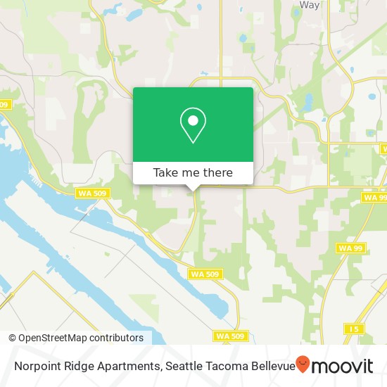 Mapa de Norpoint Ridge Apartments