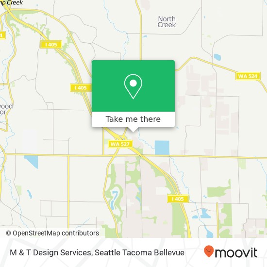 M & T Design Services map