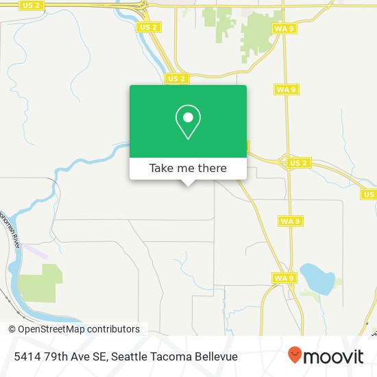 Mapa de 5414 79th Ave SE