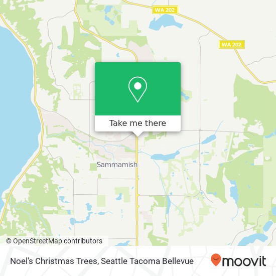 Noel's Christmas Trees map