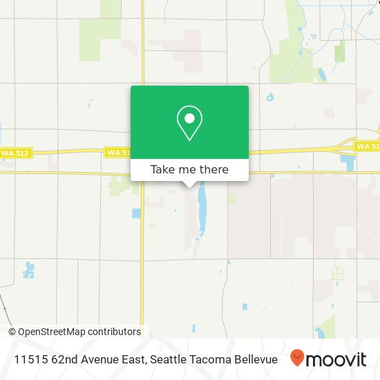 Mapa de 11515 62nd Avenue East