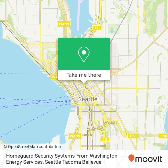 Mapa de Homeguard Security Systems-From Washington Energy Services