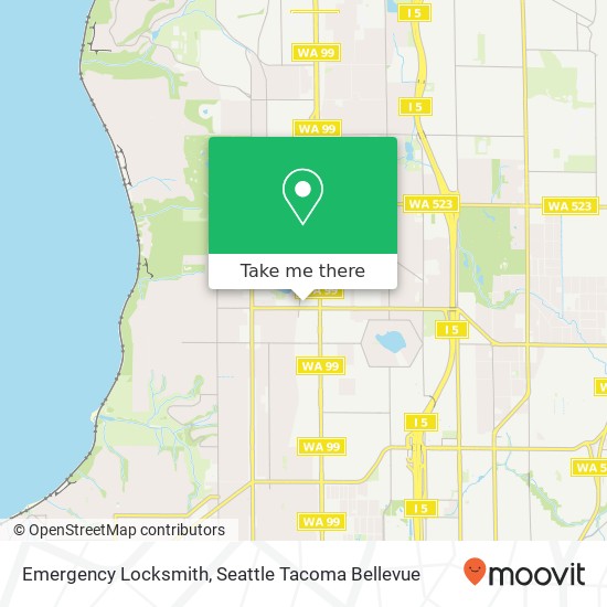 Emergency Locksmith map