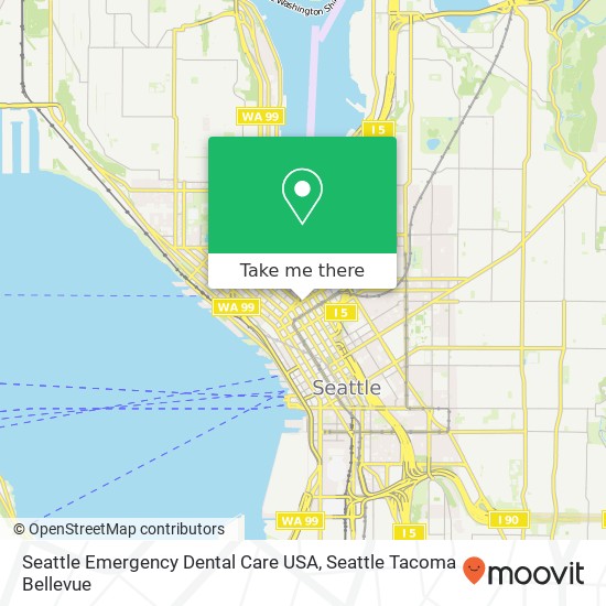 Seattle Emergency Dental Care USA map