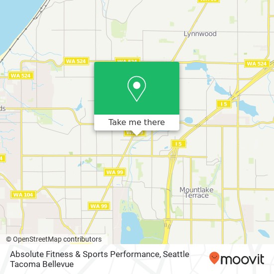 Mapa de Absolute Fitness & Sports Performance