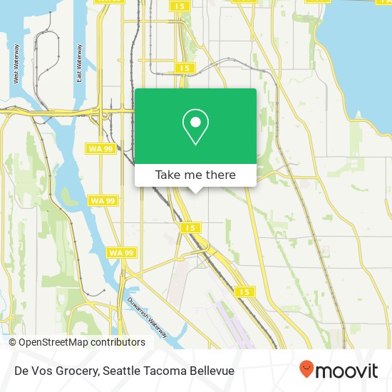 De Vos Grocery map