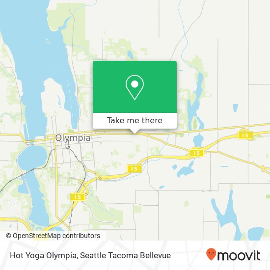 Mapa de Hot Yoga Olympia