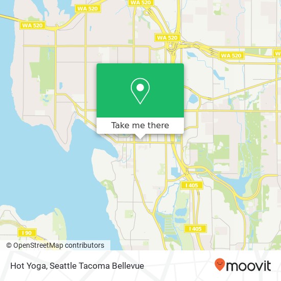 Hot Yoga map