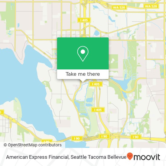 Mapa de American Express Financial