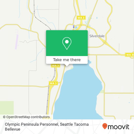 Olympic Peninsula Personnel map